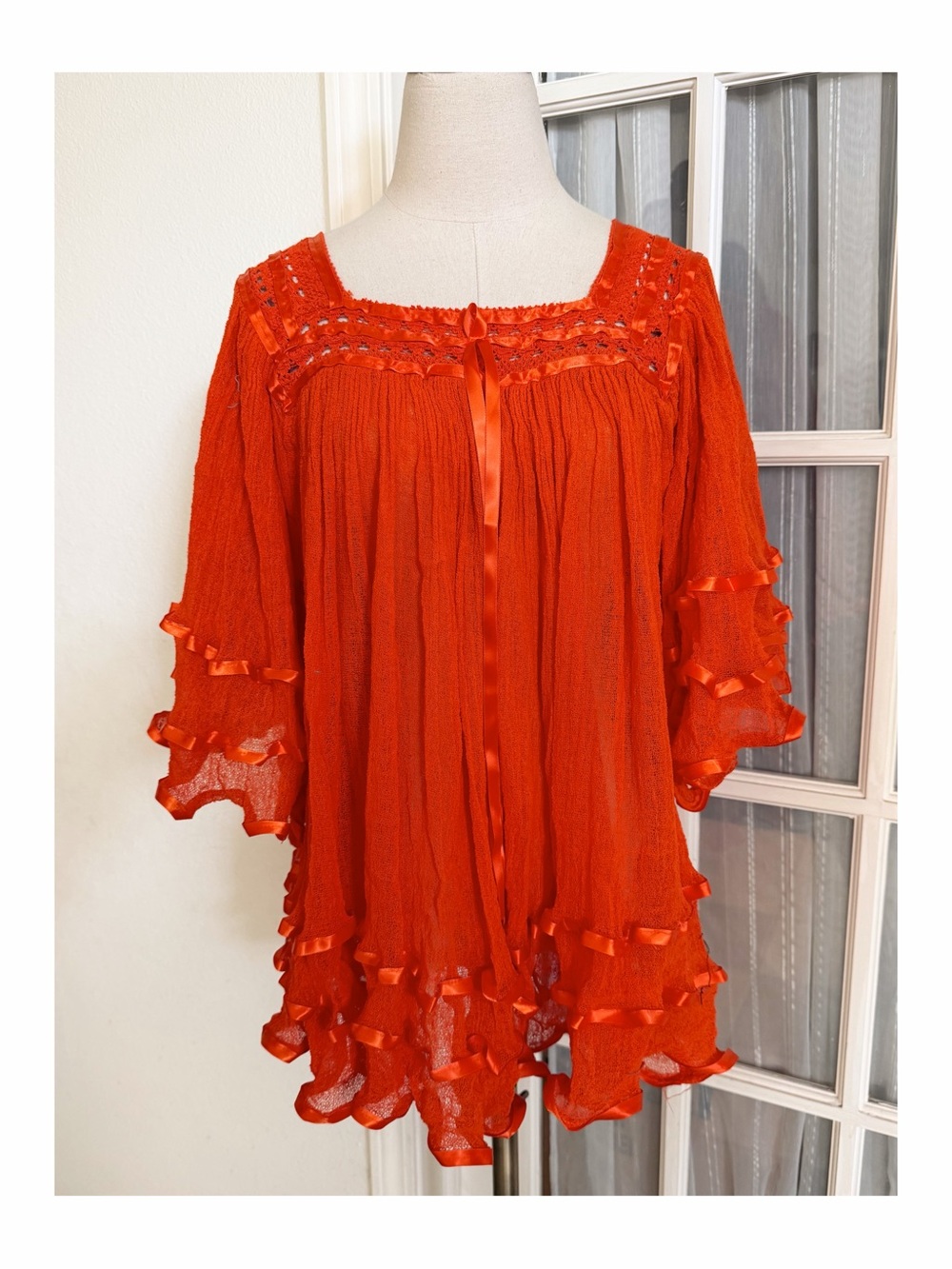Mexican Angelita Gauze Top NEW
